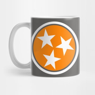 Tennessee Flag Stars // Big Orange Mug